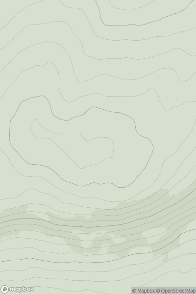 Thumbnail image for Knott [North Pennines] showing contour plot for surrounding peak